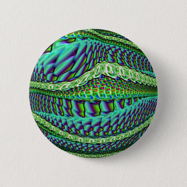 Lizard 2 Inch Round Button (Front)