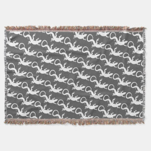 Lizard Art Blankets Reptile Lizard Throw Blanket