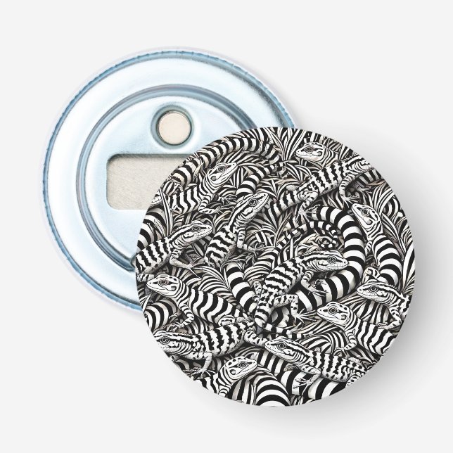 Lizard Art Bottle Opener (Front)