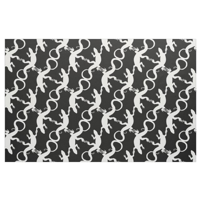 Lizard Art Fabric Reptile Lizard Pattern Fabrics (Fat Quarter)