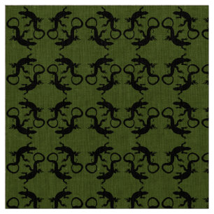 Lizard Art Fabric Reptile Lizard Pattern Fabrics