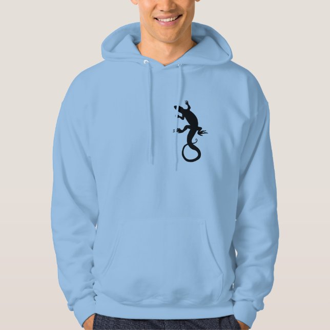 Lizard Art Hoodie Sweatshirt Reptile Hoodie (Front)