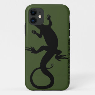 Lizard Art iPhone 5 Case Personalize Retro Reptile