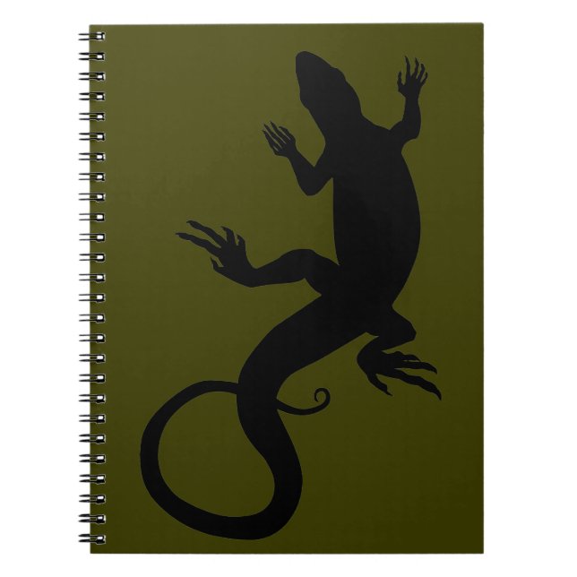 Lizard Art Notebook Reptile Art Journal Book (Front)