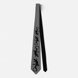 Lizard Art Tie Cool Reptile Gifts & Lizard Apparel