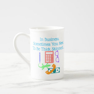 Lizard at Work Bone China Mug