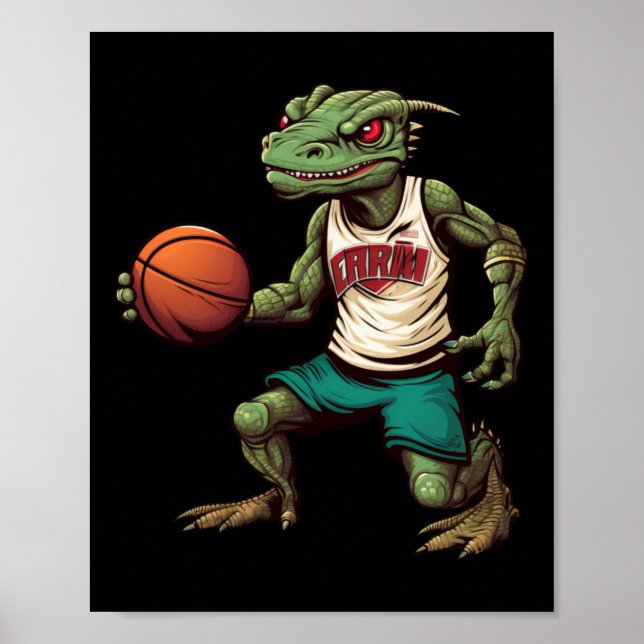 Lizard Basketball  Poster (Front)
