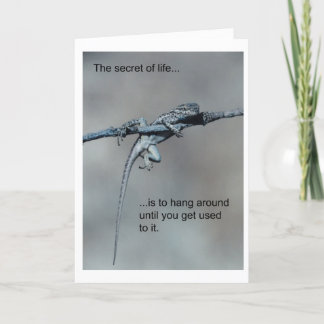 Lizard Birthday Card