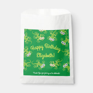 Lizard Birthday Party Favour Bag