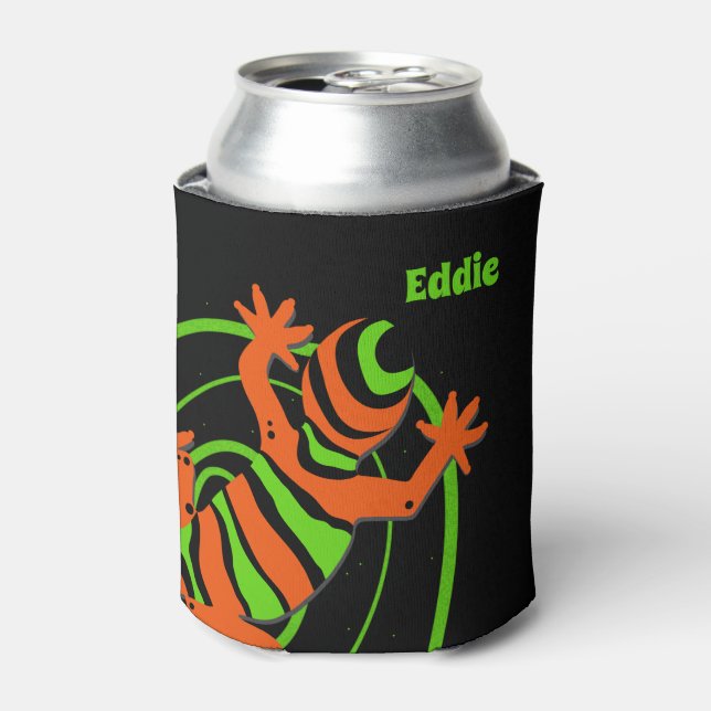 Lizard Design Personalised Can Cooler (Can Front)