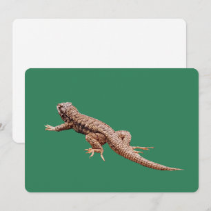 Lizard Flat Holiday Card