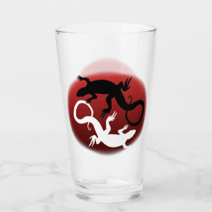 Lizard Glasses Personalized Reptile Art Glasses
