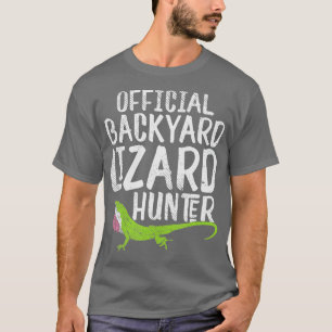 Lizard hunter gift for Reptile fans boy or man  T-Shirt