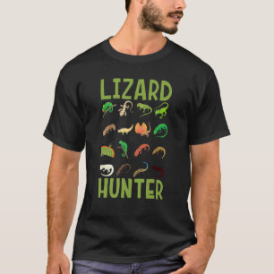 Lizard Hunter   Reptile Bearded Dragon Lizards T-Shirt