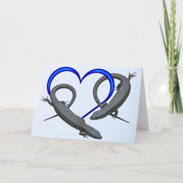 Lizard I'm Sorry Card (Front)