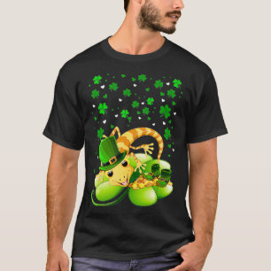 Lizard Irish Shamrock Funny St Patricks Day Lover T-Shirt