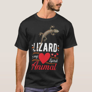Lizard is My Spirit Animal Love Cute Lizard  Kid T-Shirt