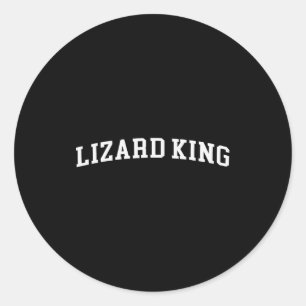 Lizard King  Classic Round Sticker