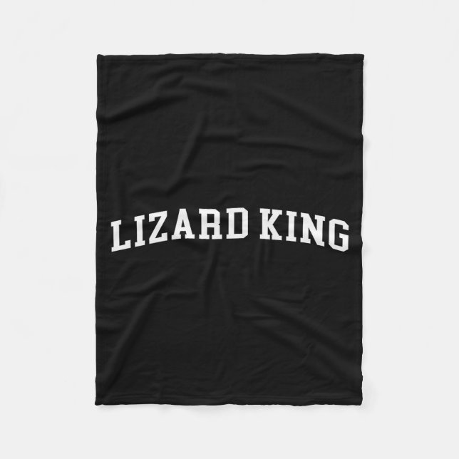 Lizard King  Fleece Blanket (Front)