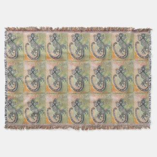 Lizard Lair Throw Blanket