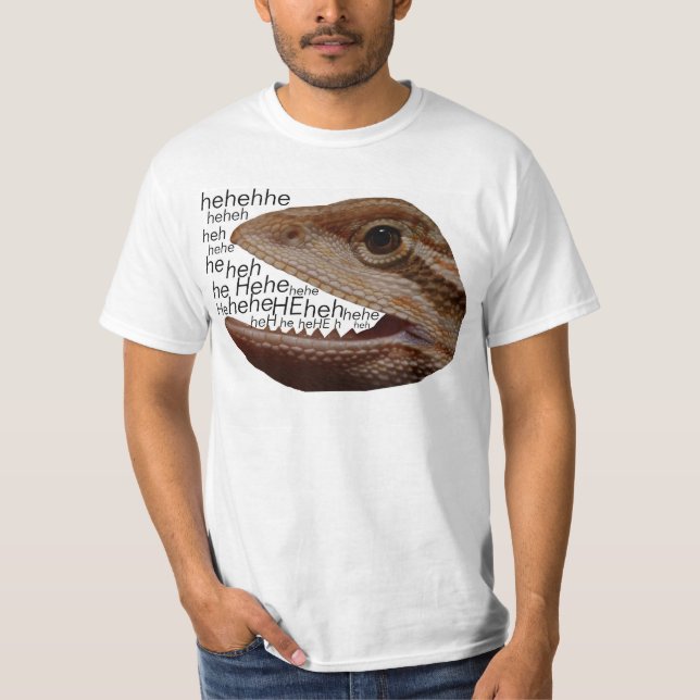 lizard laughing shirt (Front)