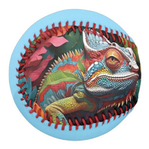 Lizard Leaves & Colour  Baseball