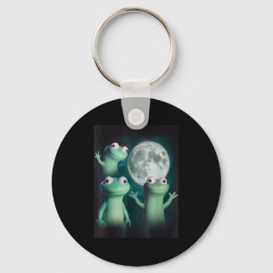 Lizard Lizard Lizard Funny Lizard Moon Trending Me Keychain