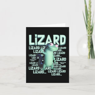Lizard Lizard Lizard Funny Weirdcore Meme Viral Tr Card