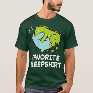 Lizard Lizards Nap Sleeping Sleep Pajama Pajamas N T-Shirt