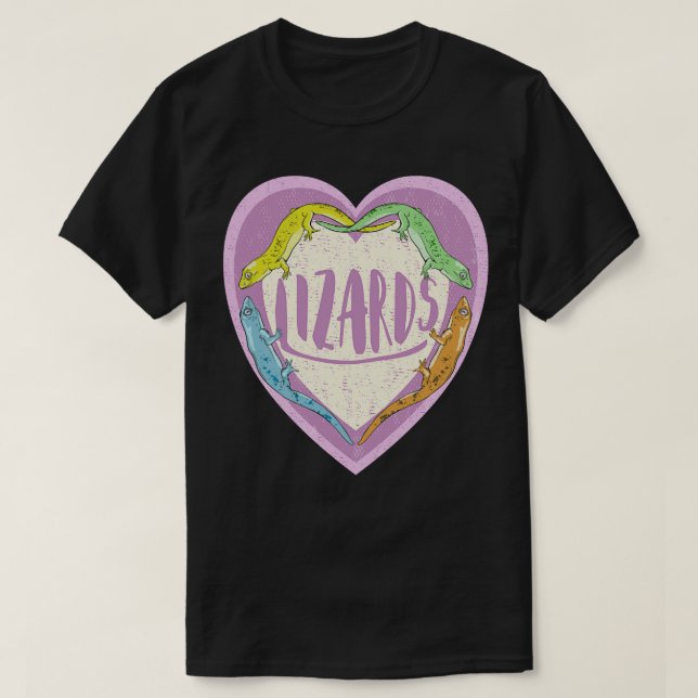 Lizard Love T-Shirt (Design Front)