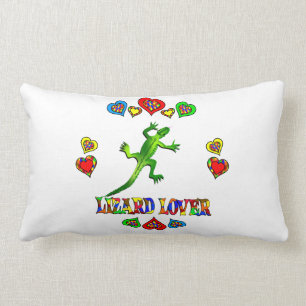Lizard Lover Lumbar Pillow