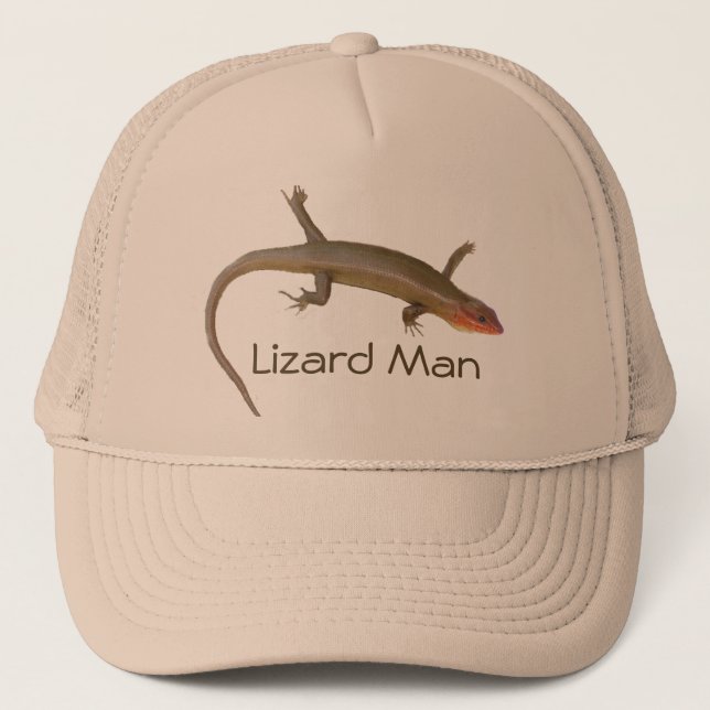 Lizard man trucker hat (Front)