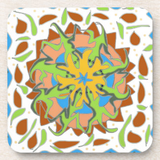 Lizard Mandala Coaster