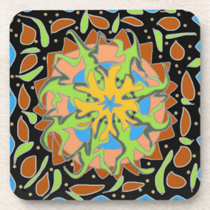 Lizard Mandala Coaster
