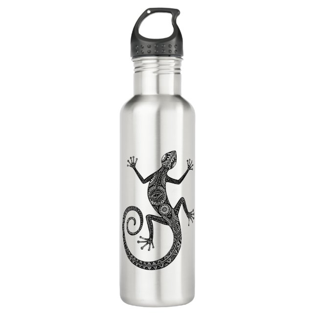Lizard Or Salamander Doodle 710 Ml Water Bottle (Front)