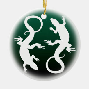 Lizard Ornament Personalized Reptile Decoration