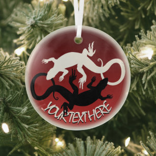 Lizard Ornament Personalized Reptile Decorations