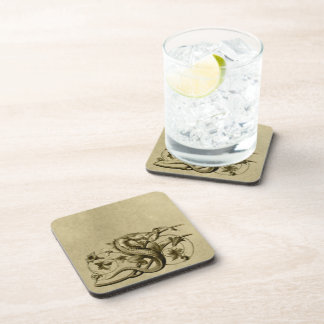 Lizard Parchment Coaster Set