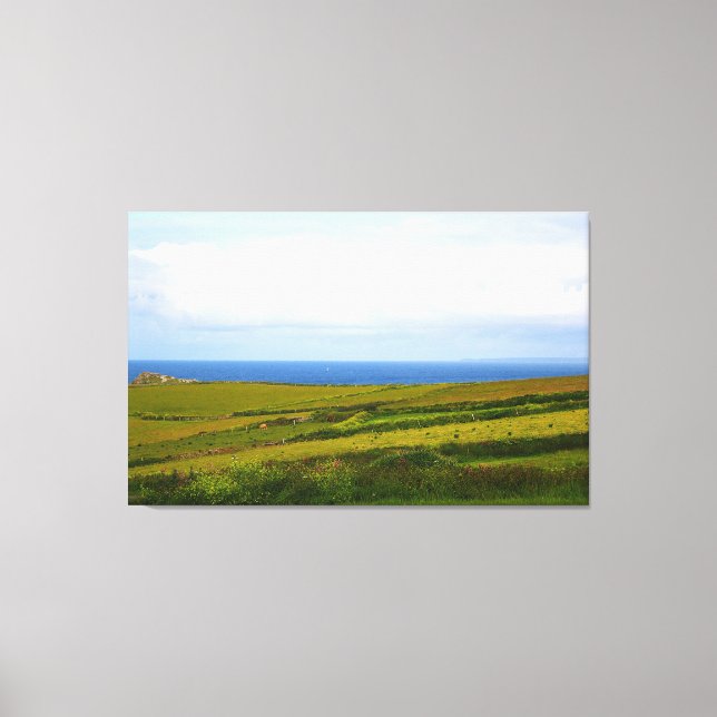 Lizard Peninsula Cornwall England Canvas Print (Front)