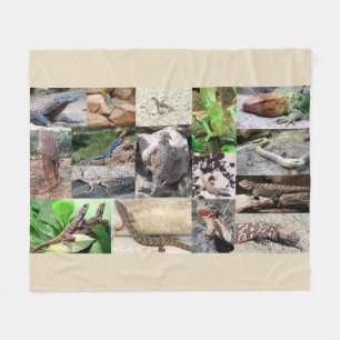 Lizard photo blanket full colour