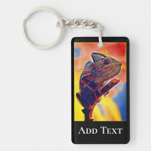 Lizard Portrait Peinture Art numérique. Personnali