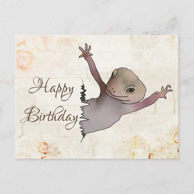 lizard postcard (Front)