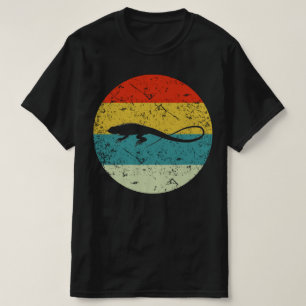 lizard retro vintage silhouette 70s T-Shirt