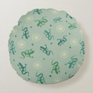 Lizard Round Pillow