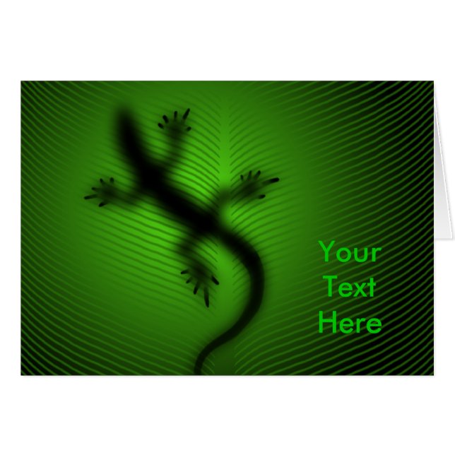 Lizard Silhouette (Front Horizontal)