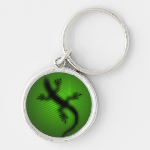 Lizard Silhouette Keychain