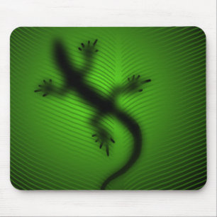 Lizard Silhouette Mouse Pad