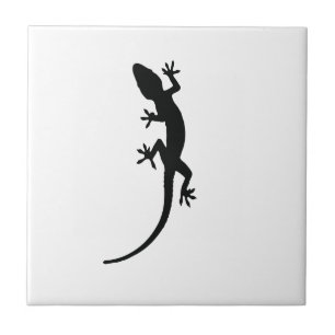 Lizard Silhouette Tile