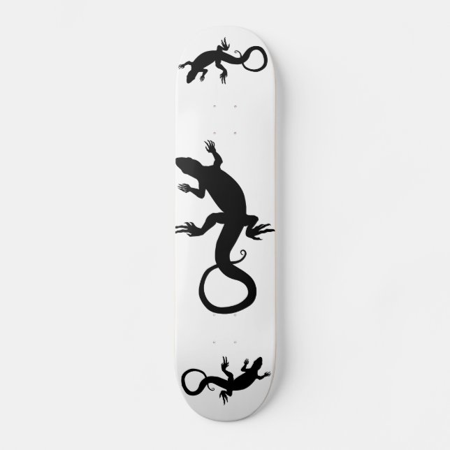 Lizard Skateboard Cool Reptile Art Skateboard (Front)