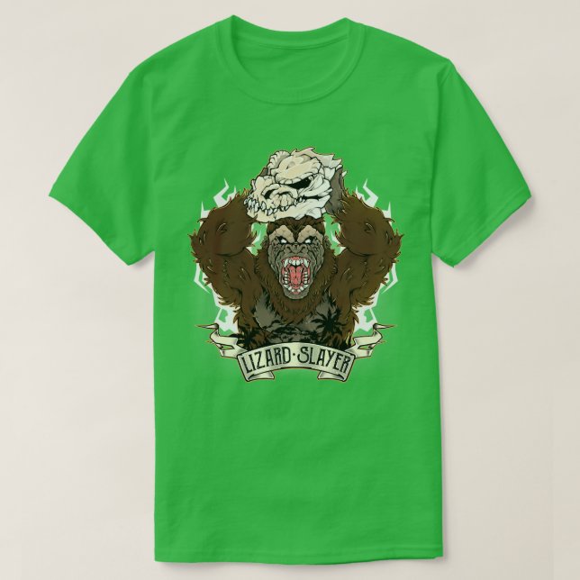 Lizard Slayer T-Shirt (Design Front)